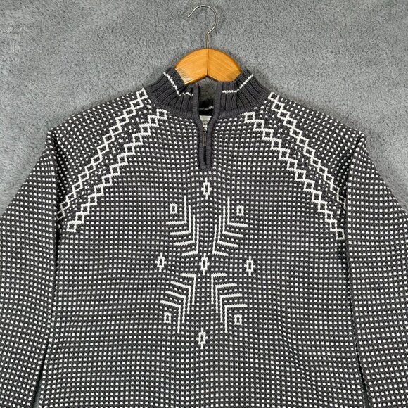 Liz Clairborne knit quarter-zip pullover sweater size S - Picture 3 of 11